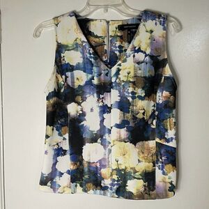 Robert rodriguez floral sleeveless blouse top